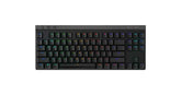Logitech G G515 TKL, Wired Ultra-Slim Gaming Keyboard, Fully Customizable RGB, Double Layer PBT Keyboards, US International QWERTY Keyboard - Black